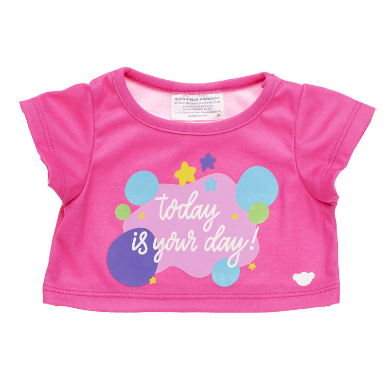 "Today Is Your Day!" T-Shirt for Stuffed Animals - Build-A-Bear Workshop&reg;