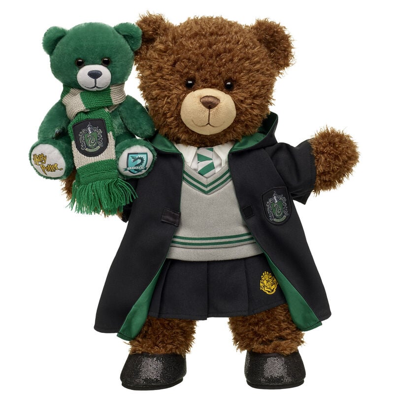 HARRY POTTER&trade; Teddy Bear and SLYTHERIN&trade; Mini Teddy Bear - Build-A-Bear Workshop&reg;