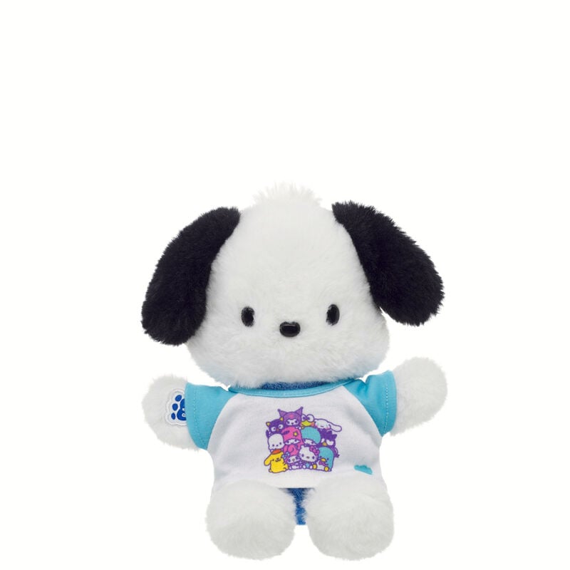 Build-A-Bear Mini Beans Sanrio Hello Kitty and Friends Pochacco Plush with Tee by Build-A-Bear
