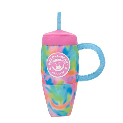 Tie-Dye Plush Drink Tumbler