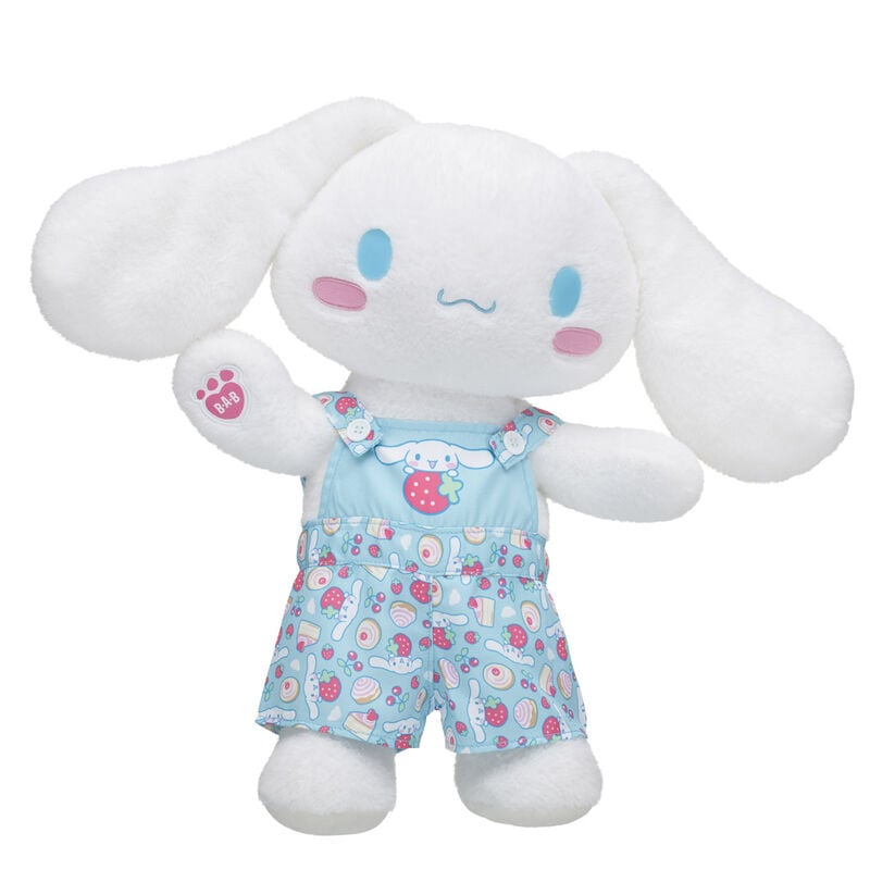 Sanrio Hello Kitty and Friends Cinnamoroll Berry Overalls plush by Build-A-Bear