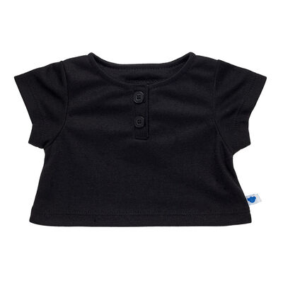 Black Henley T-Shirt