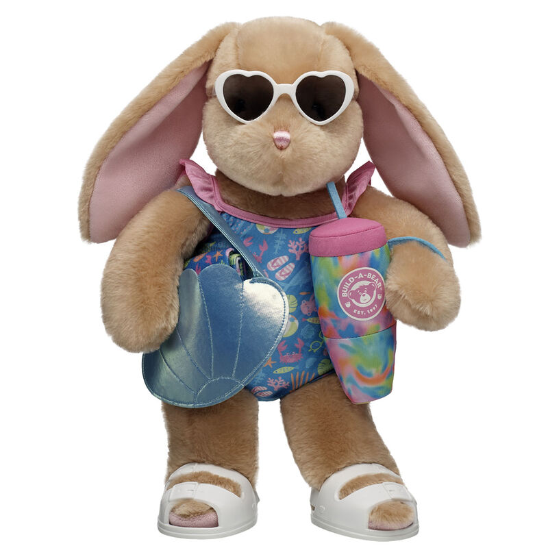 Pawlette Bunny Plush Summer Sunglasses Gift Set plush by Build-A-Bear