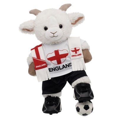 Goat Soft Toy England Football Gift Set