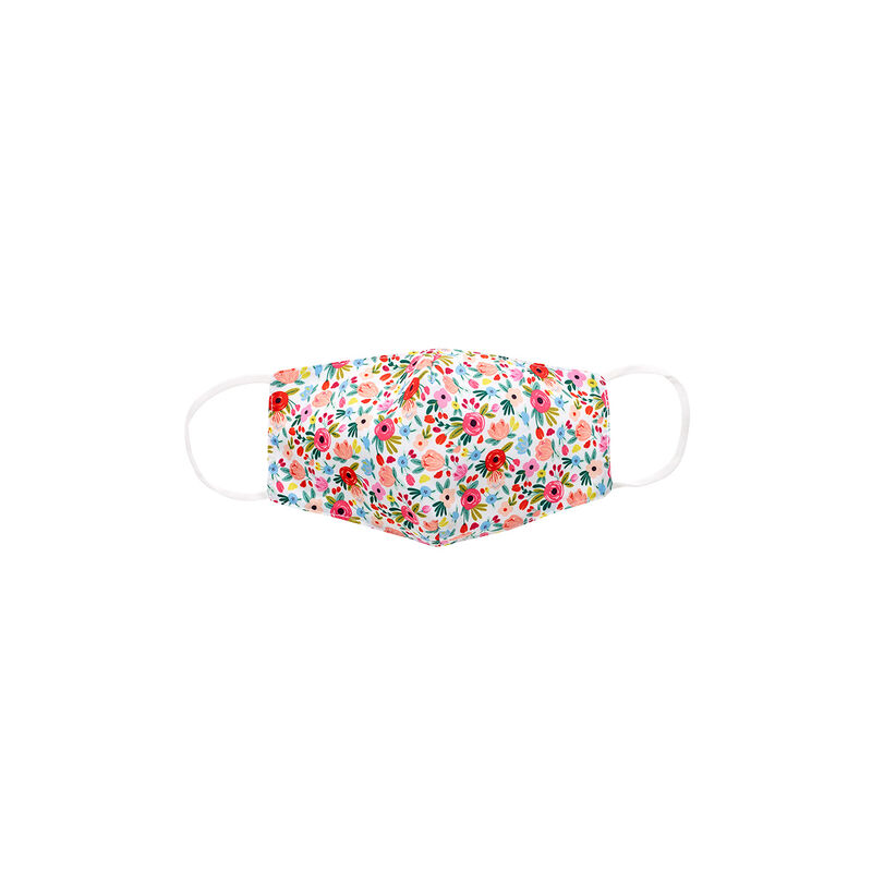 Adult-Size Flower Face Mask