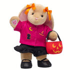 Pawlette Bunny Plush Halloween Cardigan Gift Set with Jack-o'-lantern Bucket plush by Build-A-Bear