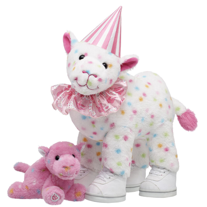 White Frosted Animal Cookie Camel Stuffed Animal Gift Set plush by Build-A-Bear