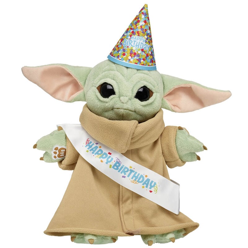 Grogu™ Plush Gift Set with Birthday Sash and Party Hat 