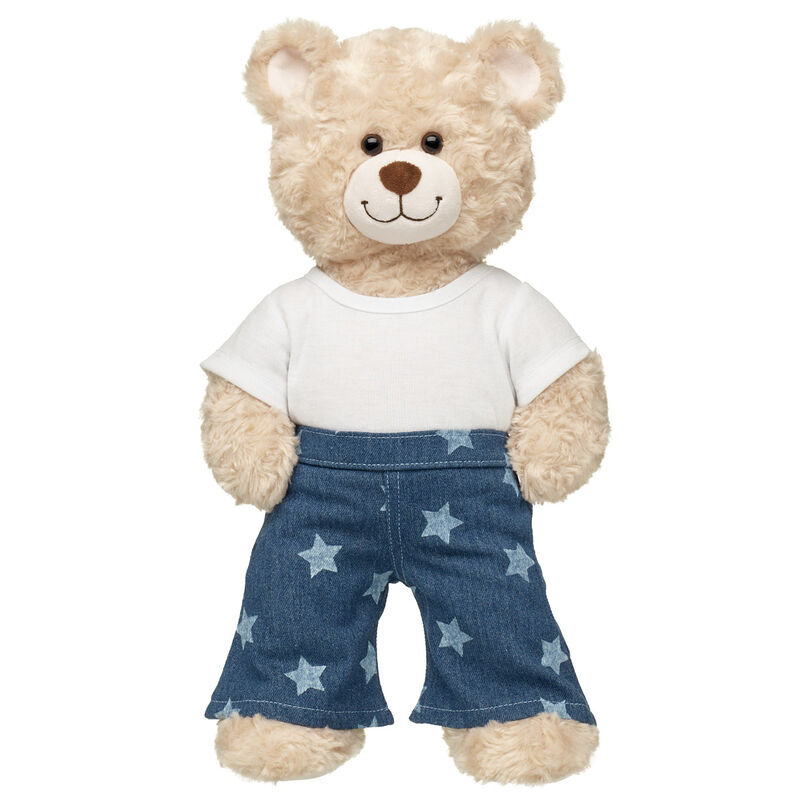 Star Print Flared Jeans for Plush Toys - Build-A-Bear Workshop&reg;