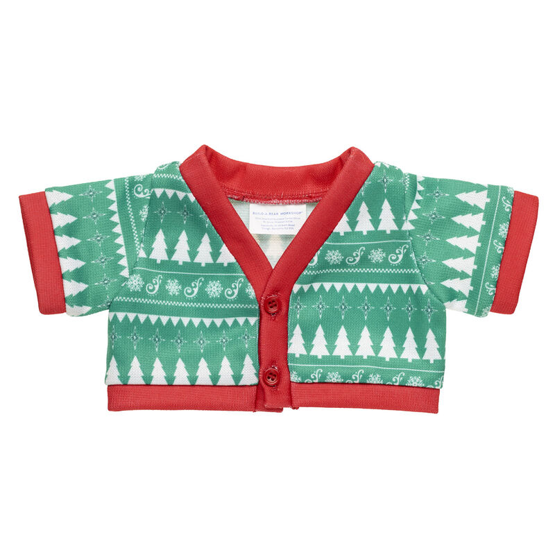 Christmas Cardigan for Stuffed Animals - Build-A-Bear Workshop&reg;