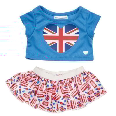 UK Shirt and Skirt Set