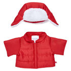 Online Exclusive Red Winter Coat & Hat 2 pc.