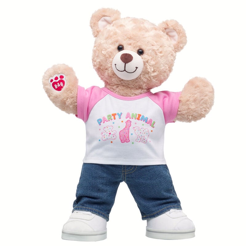 Happy Hugs Teddy Bear Frosted Animal Cookie Gift Set plush by Build-A-Bear