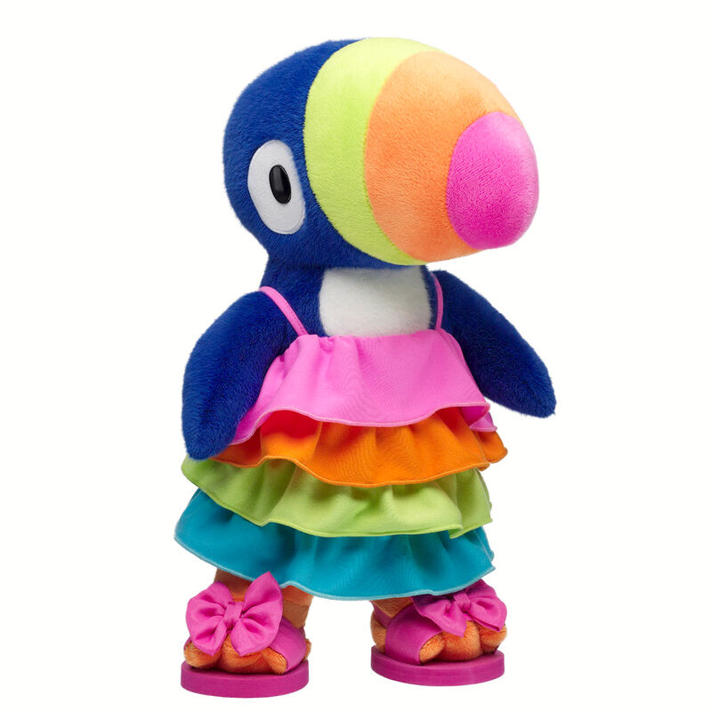 Too Cute Toucan Stuffed Animal Summer Gift Set plush by Build-A-Bear