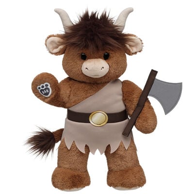 Minotaur Plush with Warrior Outfit & Axe