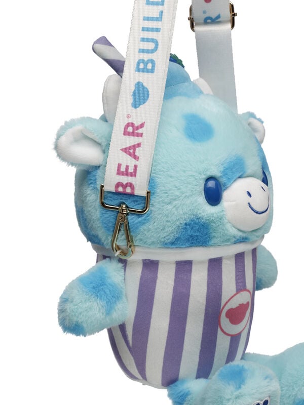 Blue Raspberry Cow Slushie Plushie by Build-A-Bear