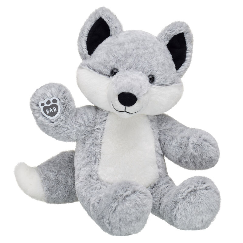 Silver Fox Stuffed Animal plush by Build-A-Bear