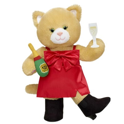 Jennifur Cat Soft Toy Red Dress Gift Set