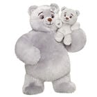 Glisten and the Merry Mission™ Grizz Grizzly Bear Plush & Build-A-Bear Mini Beans® Gift Set 