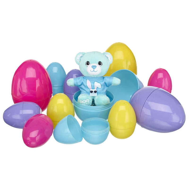 Egg Hunt - Includes 12 Plastic Eggs, 4 Mini Plush & 8 Mini Clothing & Accessory Items