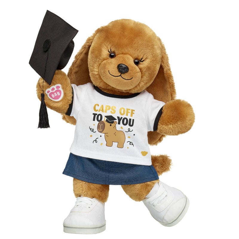 Online Exclusive Barkleigh™ Dog Soft Toy Caps Off to You Gift Set - Build-A-Bear Workshop®