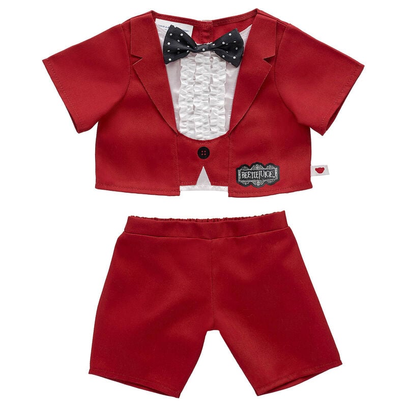 Red Beetlejuice Tuxedo for Plush Toys - Build-A-Bear Workshop&reg;