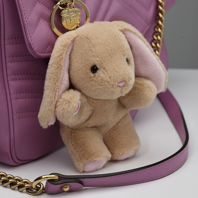 Pawlette Bunny Plush Bag Charm plush by Build-A-Bear