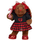 Buffalo Check Pawlette Soft Toy Candy Cane Gift Set 