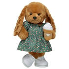 Online Exclusive Barkleigh&trade; Dog Soft Toy Green Floral Dress Gift Set - Build-A-Bear Workshop&reg;