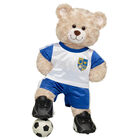 Happy Hugs Teddy Bear Blue Soccer Gift Set with Soccer Ball - Build-A-Bear Workshop&reg;