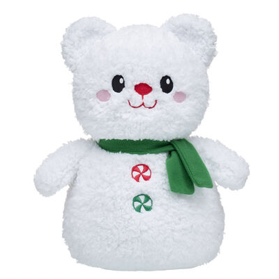 Snowman Teddy Bear with Scarf