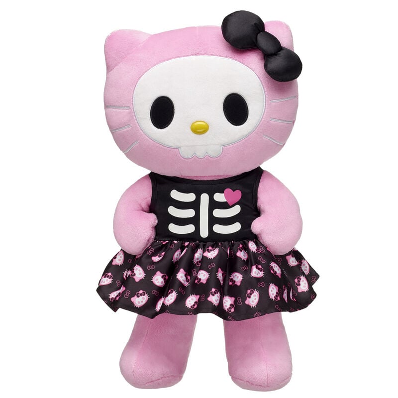 Online Exclusive Sanrio® Skeleton Hello Kitty® Plush Halloween Gift Set - Build-A-Bear Workshop®