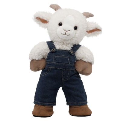 Goat Soft Toy Farm Overalls Gift Set