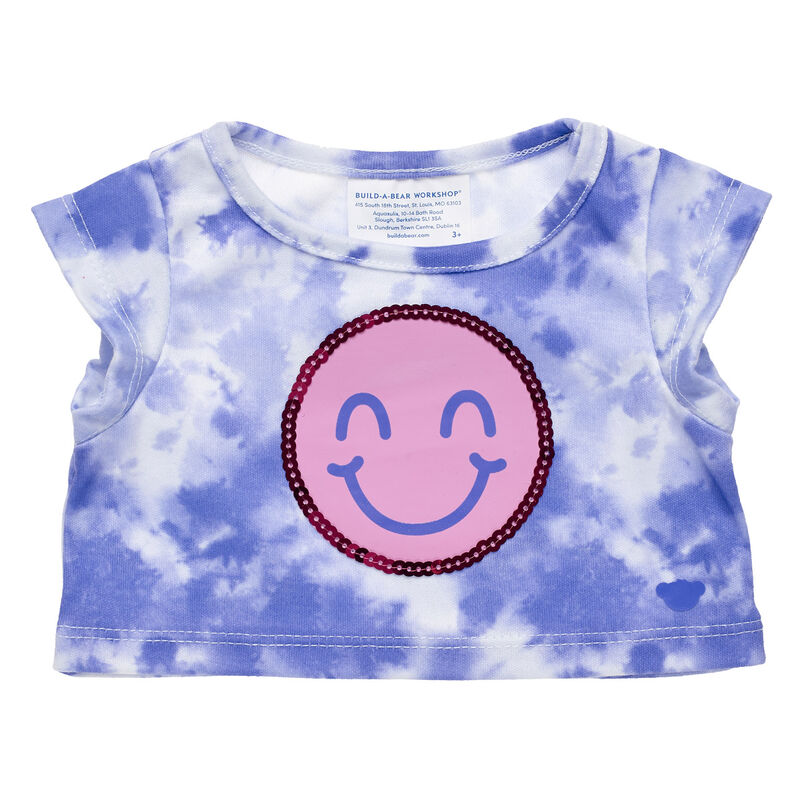 Tie-Dye Smiley Face T-Shirt for Plush Toys - Build-A-Bear Workshop®