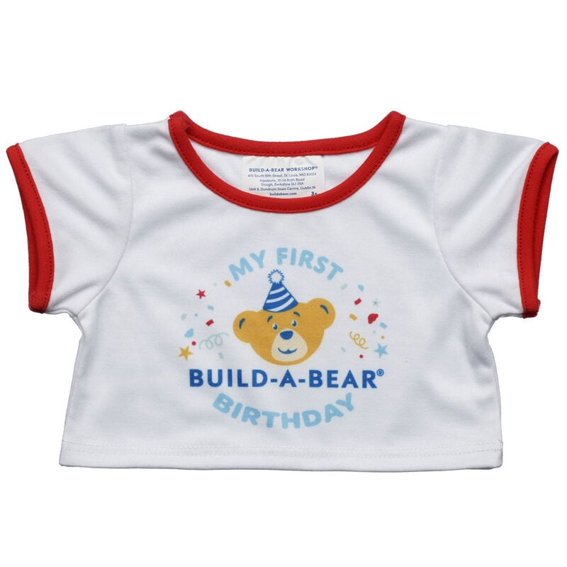 My First Birthday T-Shirt by Build-A-Bear