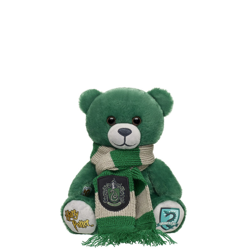 Mini SLYTHERIN&trade; Teddy Bear with House Scarf - Build-A-Bear Workshop&reg;