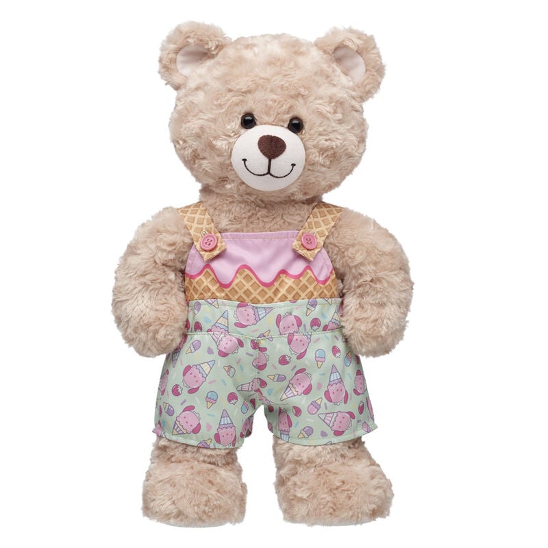 Sanrio Hello Kitty and Friends Strawberry Ice Cream Pochacco Overalls by Build-A-Bear