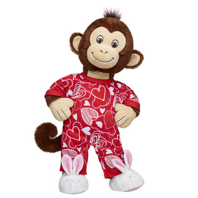 Smiley Monkey Soft Toy Valentine's Day Gift Set