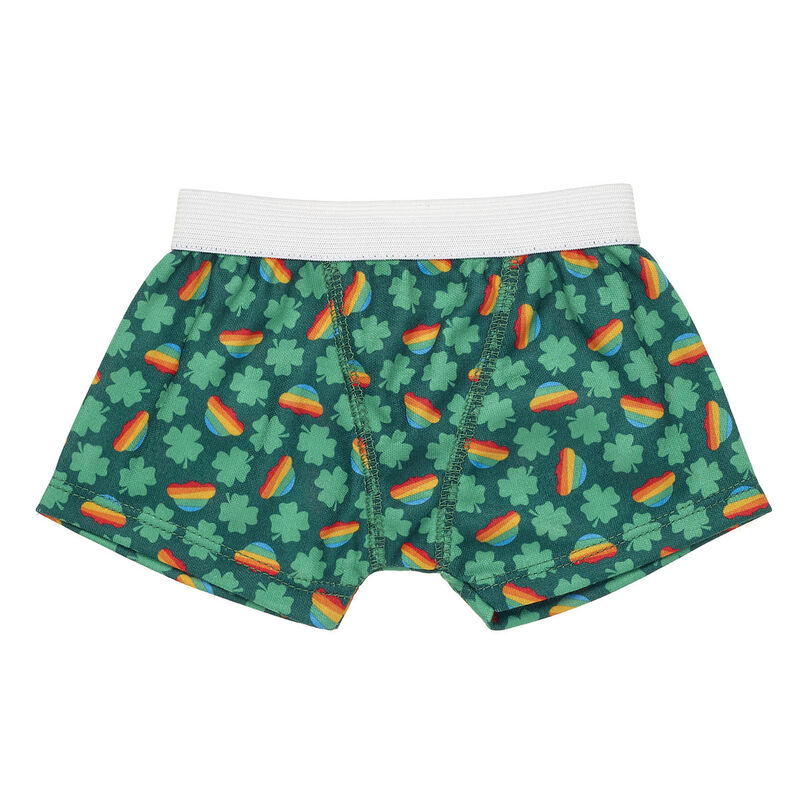 Online Exclusive St. Patrick's Day Boxers for Stuffed Animals - Build-A-Bear Workshop&reg;