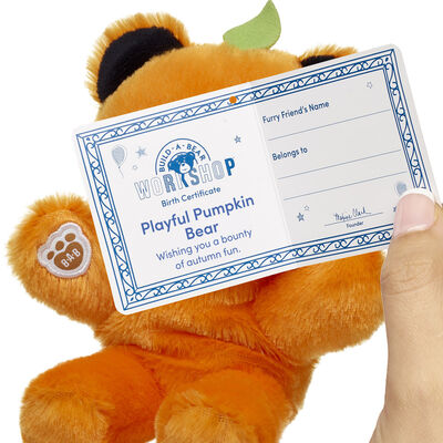 Build-A-Bear Mini Beans&reg; Pumpkin Teddy Bear