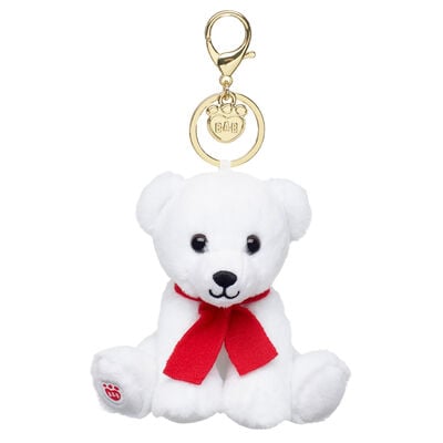 Playful Polar Bear Bag Charm