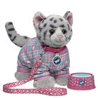 Promise Pets Ocicat Stuffed Animal PJs Gift Set with Slippers plush by Build-A-Bear