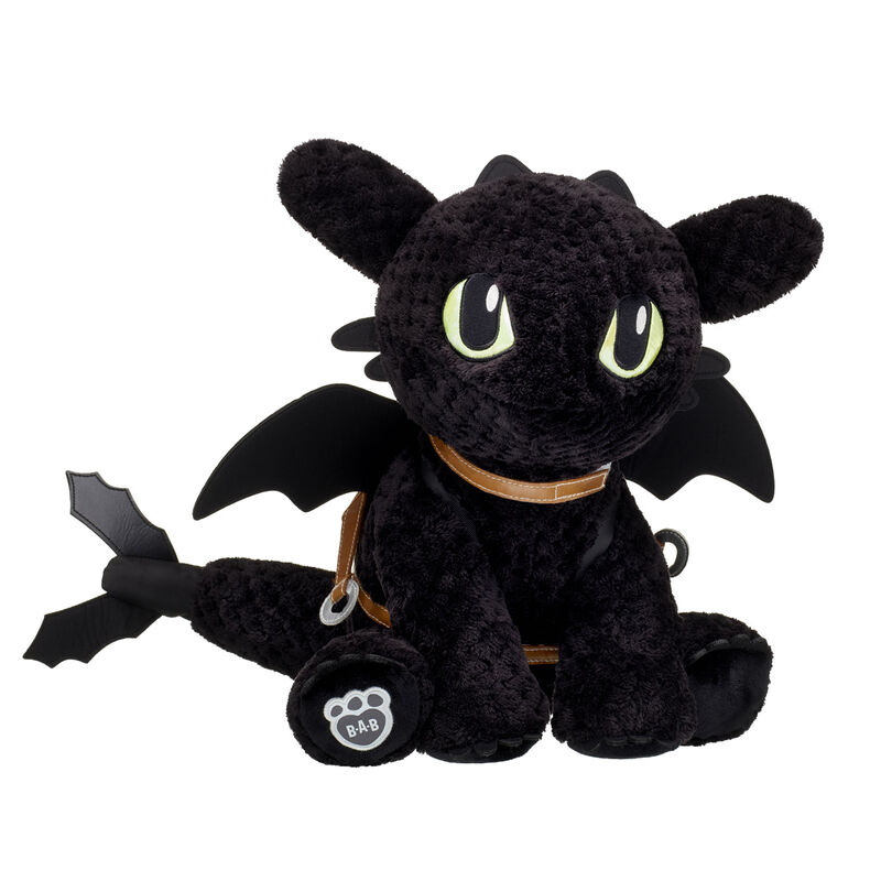 How to Train Your Dragon Toothless Plush with Saddle - Build-A-Bear Workshop®