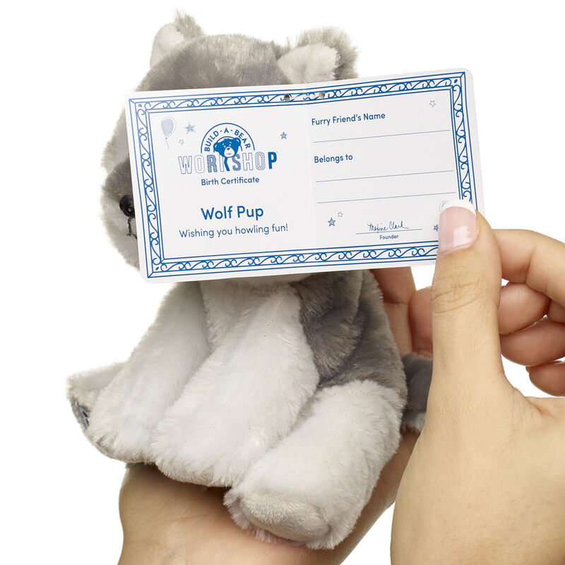 Build-A-Bear Mini Beans Wolf Pup Stuffed Animal - Build-A-Bear Workshop®