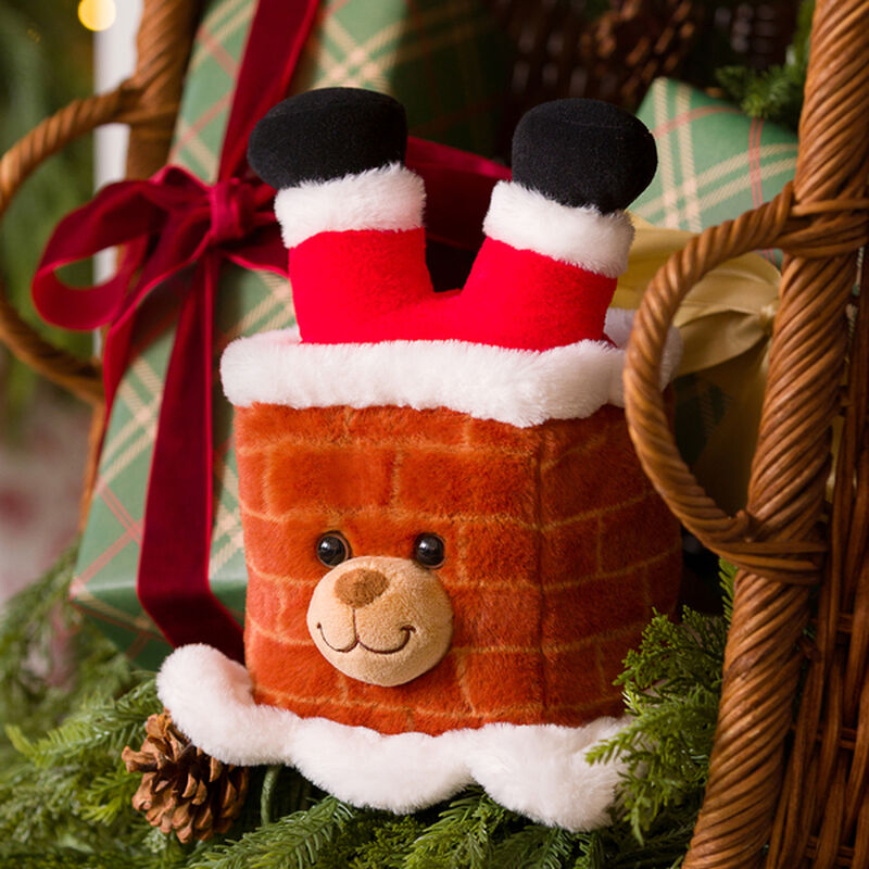 Beary Goods Chimney Santa Plush by Build-A-Bear