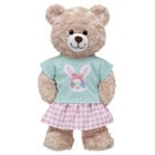 Gingham Bunny Easter Outfit 2 pc. by Build-A-Bear