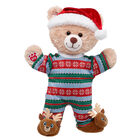 Happy Hugs Teddy Bear Santa PJs Gift Set