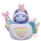 Online Exclusive Pastel Paws Pawlette™ Bunny Plush Easter Basket Gift Set - Build-A-Bear Workshop®