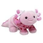 Pink Axolotl Stuffed Animal Valentine's Day Gift Set plush by Build-A-Bear