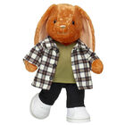 Pumpkin Sparkle Pawlette Stuffed Animal Plaid Shacket Gift Set 